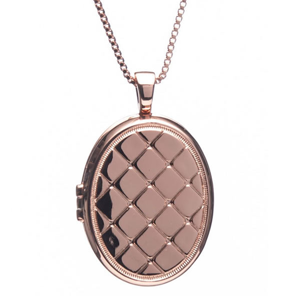 Newgrange Living Rose Gold Locket Pendant Necklace - 72833