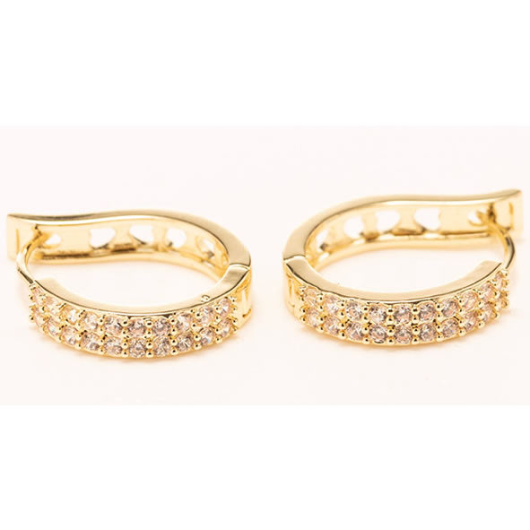 Newgrange Living Gold Large Hoop Earrings - 727031