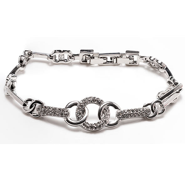 Newgrange Living Silver Interlocking Bracelet - 727581