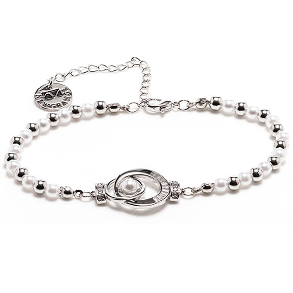 Newgrange Living Silver with Pearls Bracelet Bracelet - 727580