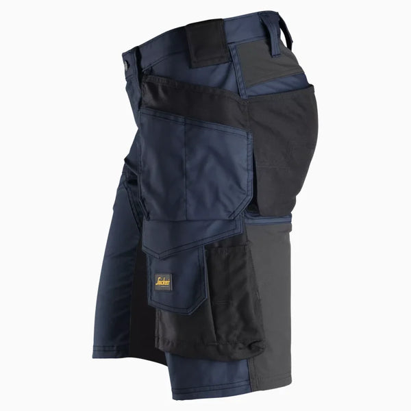 Snickers 6141 AllroundWork Stretch Shorts Holster Pockets Navy/Black