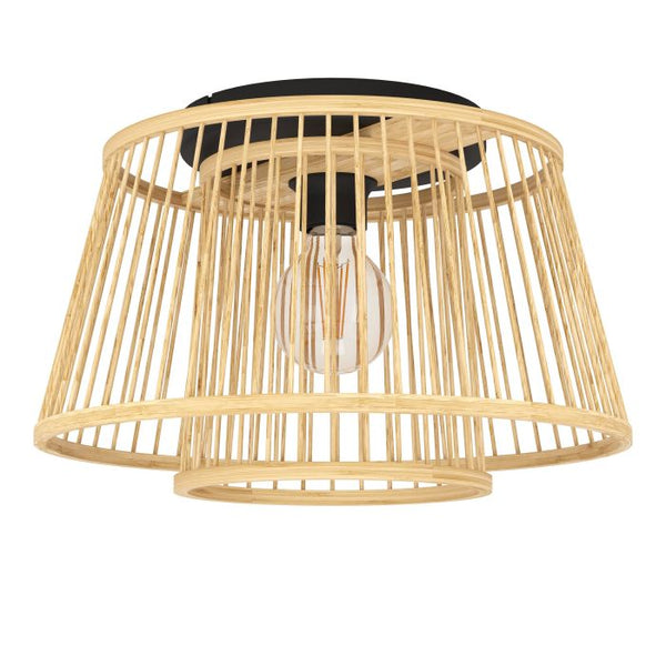 EGLO BAMBUS / SCHWARZ HYKEHAM ceiling light - 635096