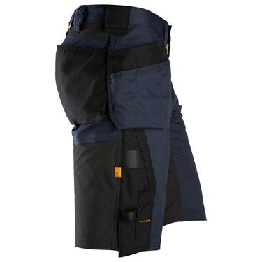 Snickers 6151 AllroundWork Stretch Loose Fit Work Shorts Navy/Black