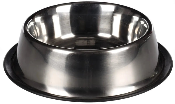 Pet Bowl stainless steel with antislip rim – 370008