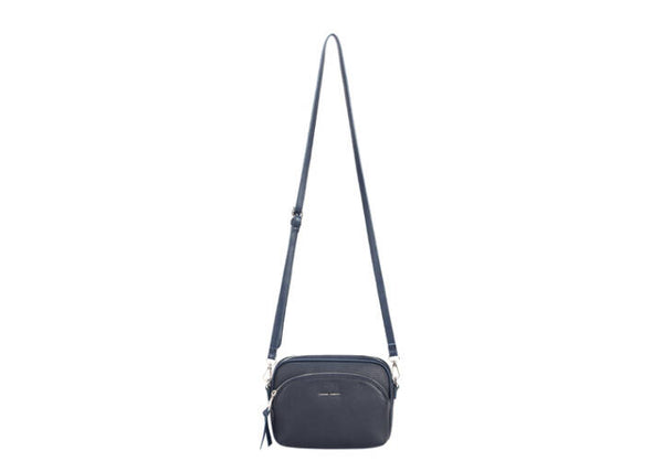 DAVID JONES NAVY TWIN POCKET X-BODY BAG - 721704