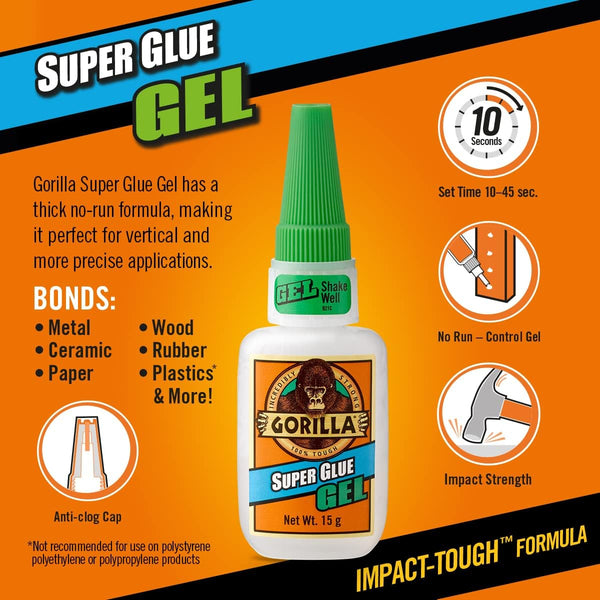 15G GORILLA SUPERGLUE GEL - 800056