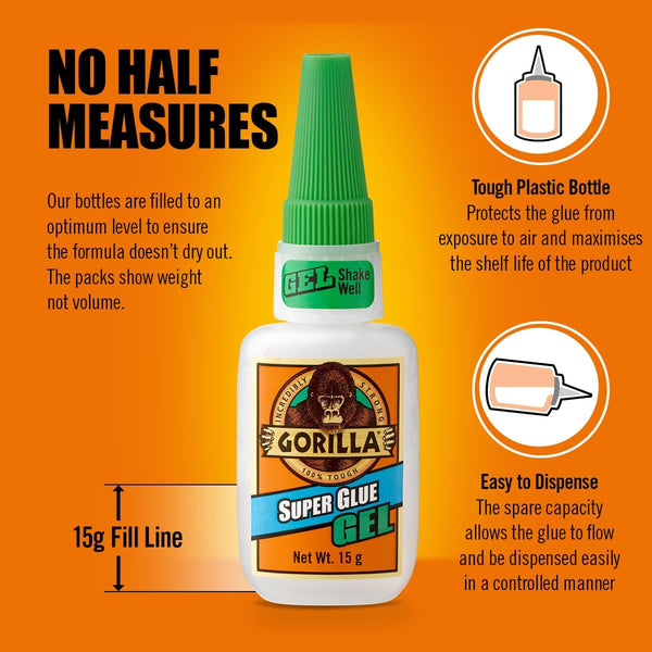 15G GORILLA SUPERGLUE GEL - 800056