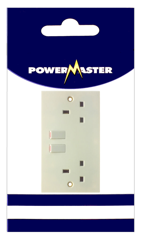 POWERMASTER 2 GANG 13 AMP SWITCHED SOCKET - 626467