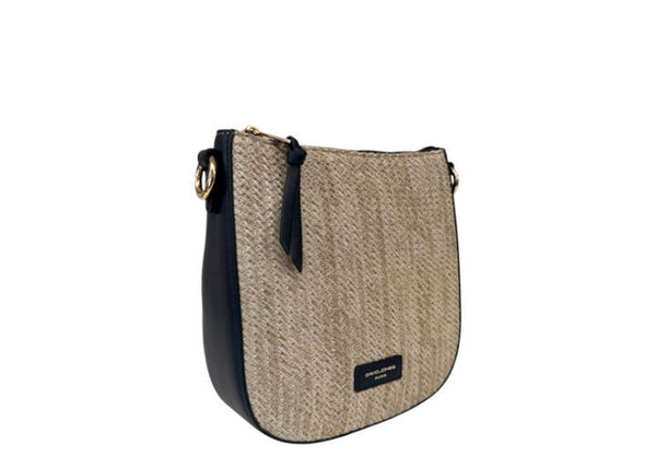 DAVID JONES BLACK CROSS BODY BAG - 721749