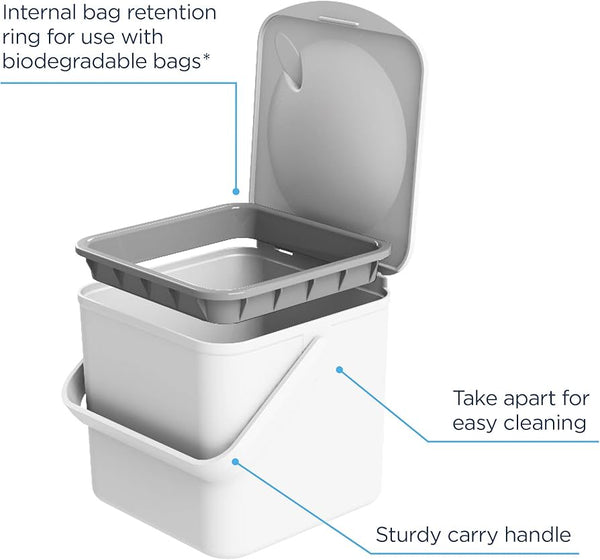 Minky Compost Food Waste Caddy 3.5 Litre
