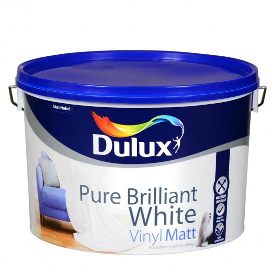 Dulux Pure Brilliant White Matt Emulsion - 10L - 7508