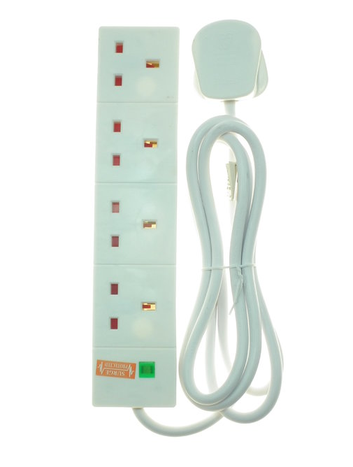 POWERMASTER 4 GANG 5 MTR SURGE PROTECTED EXTENSION LEAD - 626473