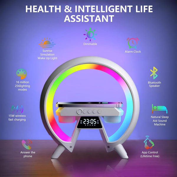 Nexus Colour Wireless Charger & Bluetooth Speaker - 623331