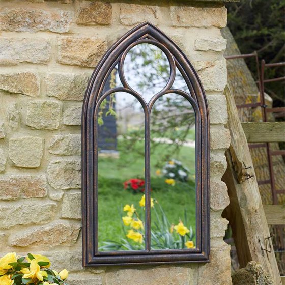 Abbey Home & Garden Mirror Coppergris - 399672