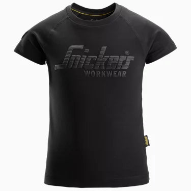 Snickers 7514 Junior Black Logo T-shirt