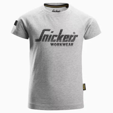 Snickers 7514 Junior Grey Melange Logo T-shirt