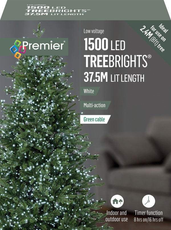 1500 Led Tree Brights Timer - White - 66162182