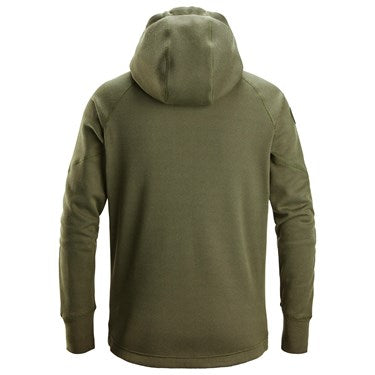 SNICKERS 8041 KHAKI GREEN/BLACK FLEECE HOODIE