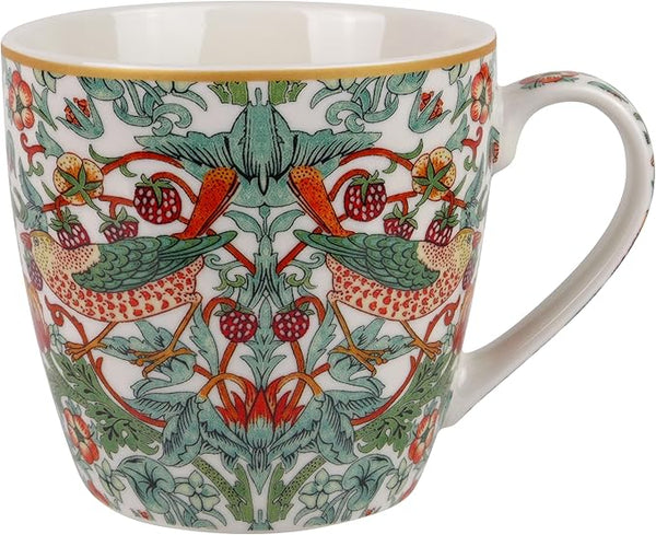 The Leonardo Collection Strawberry Thief Breakfast Fine China Mug - 640221