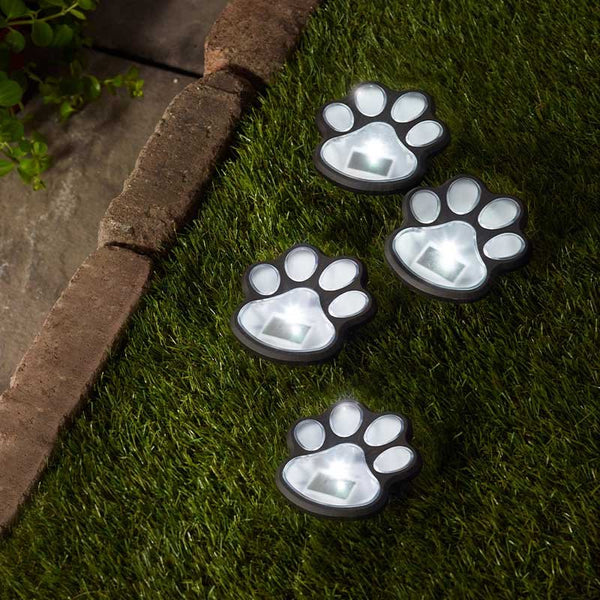 Solar PetPaws Stake Lights 4pk - 3902057