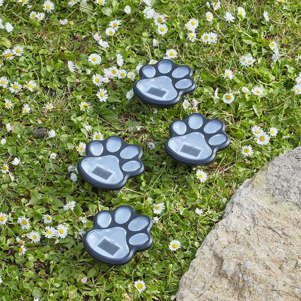 Solar PetPaws Stake Lights 4pk - 3902057