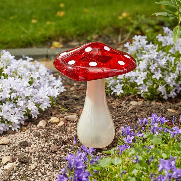 Solar Mega Magic Mushroom Stake Light - 3903112