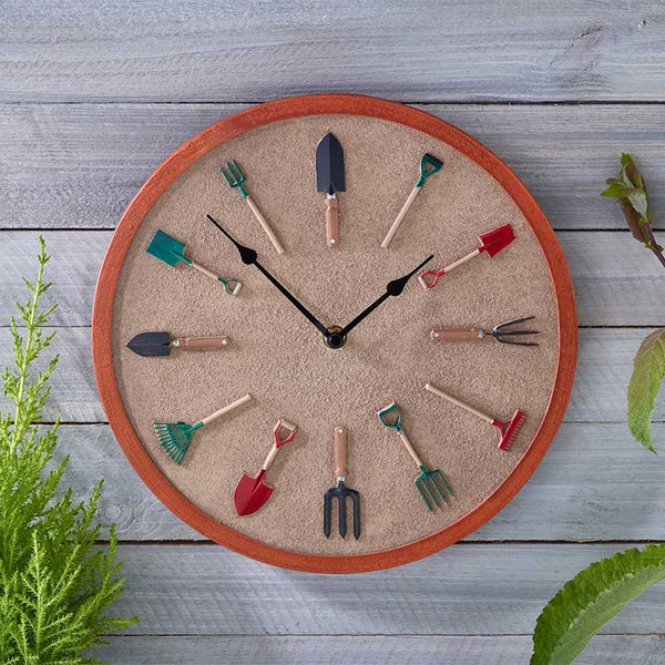 12in Garden Tools Wall Clock - 391513