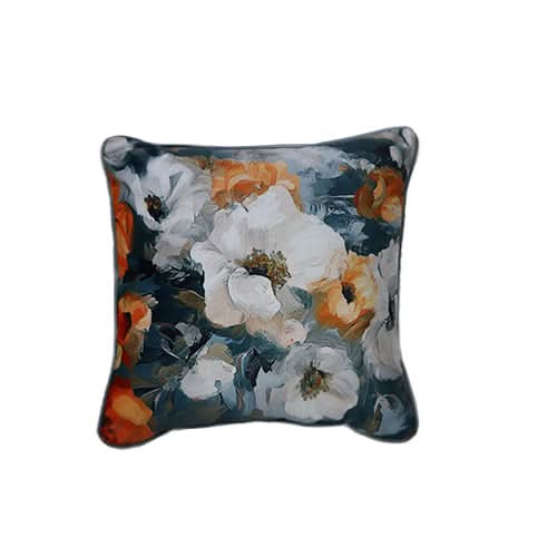 F+H Velvet Cushion Floral Garland - 644005