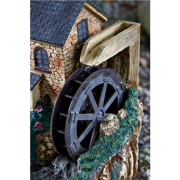 Solar Water Mill Fountain - 3902121