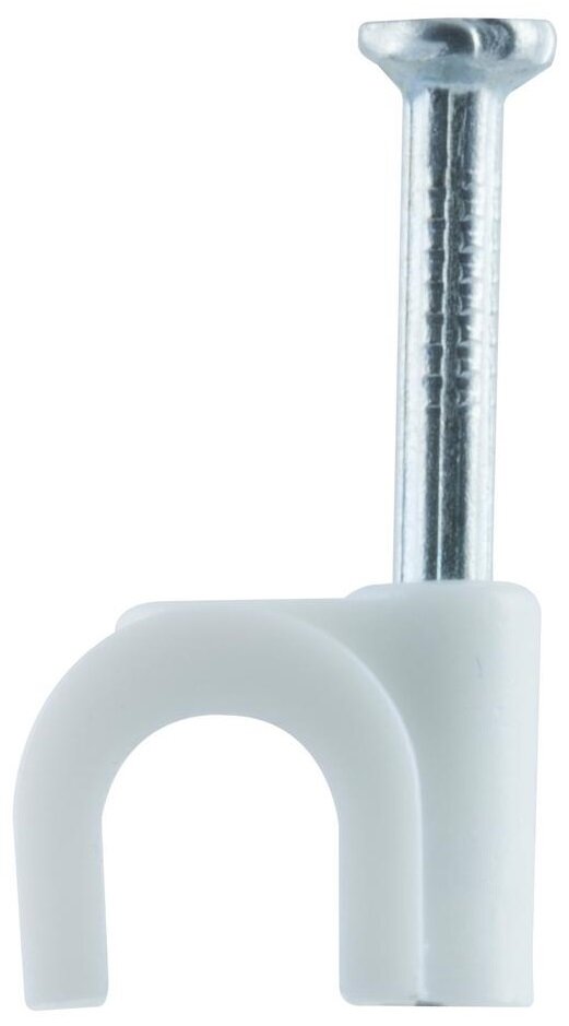 POWERMASTER 20PCE 5MM CABLE CLIPS WHITE - 626331