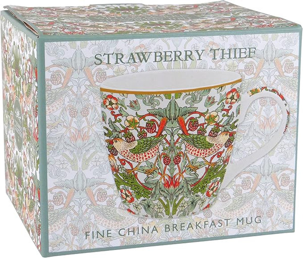 The Leonardo Collection Strawberry Thief Breakfast Fine China Mug - 640221