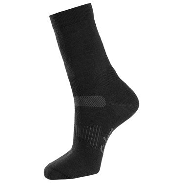 Snickers Wool Socks 2-Pack Black