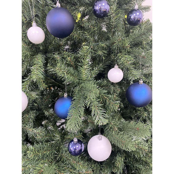 Large and Small 68 Piece Bauble Mixed Pack in Navy - 6615683