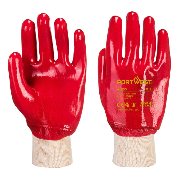 Portwest A400 Grip PVC Knitwrist - 67725