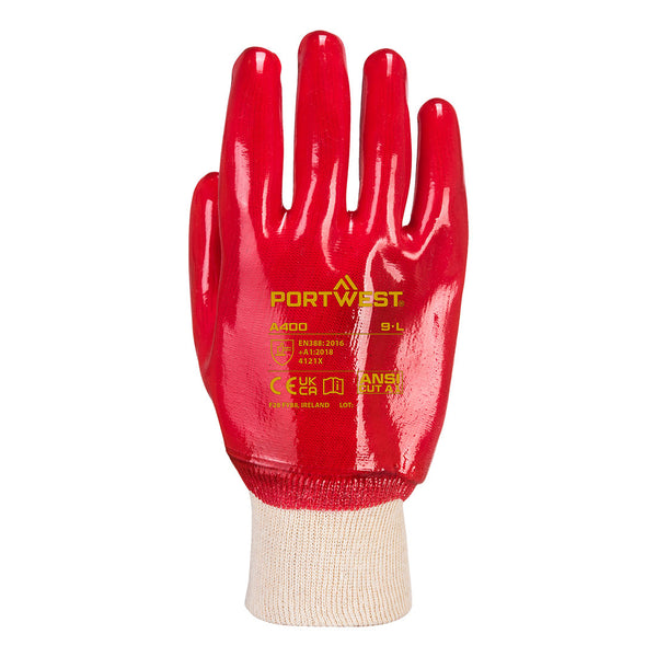 Portwest A400 Grip PVC Knitwrist - 67725