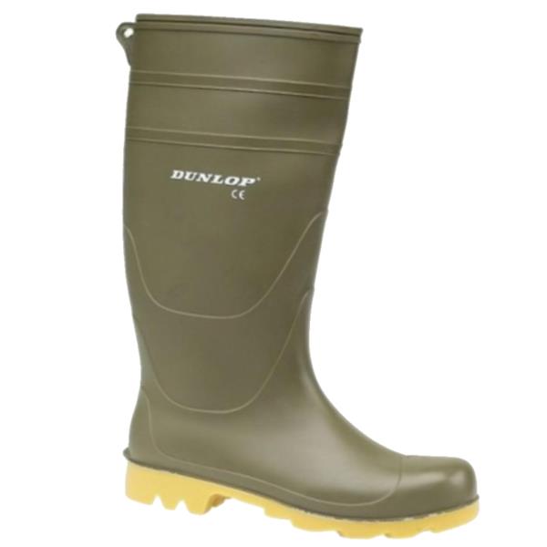 DUNLOP GREEN HEAVY DUTY WELLINGTONS