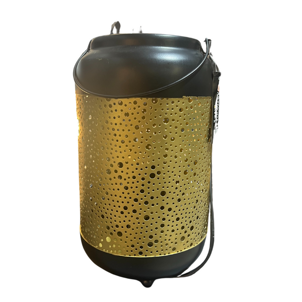 Artmoda Black & Gold Hole Design Table Lamp - 641209
