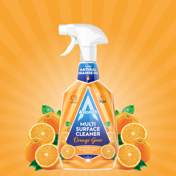ASTONISH 750ML ORANGE MULTI SURFACE CLEANER - 649985