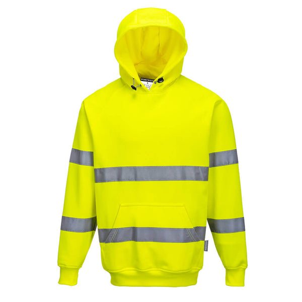 Portwest B304 Hi-Vis Hoodie - Yellow