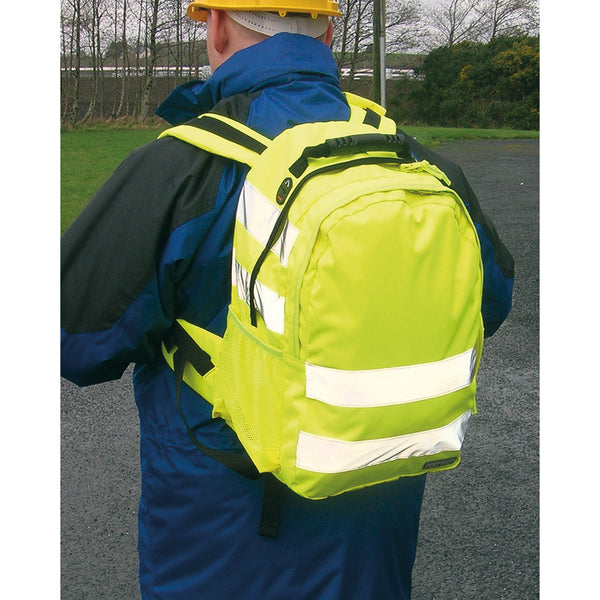 B905 Hi-Vis Rucksack Yellow - 67662