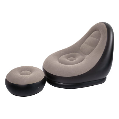INFLATABLE LOUNGER WITH STOOL - 640572