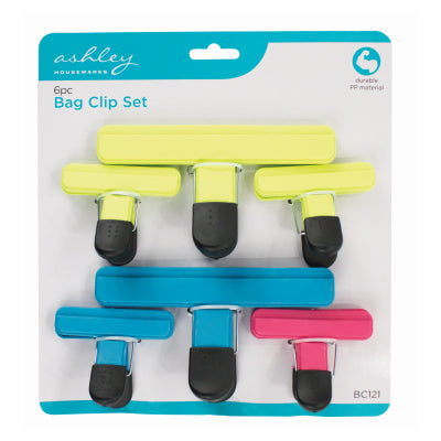 6PC BAG CLIP SET - 648312