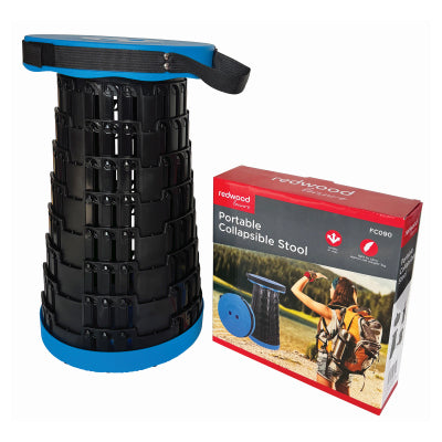 PORTABLE COLLAPSIBLE STOOL BLACK - 640577