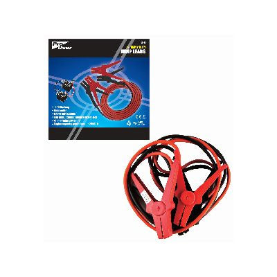 12' JUMP LEADS WITH HEAVY DUTY CLAMPS - 578651