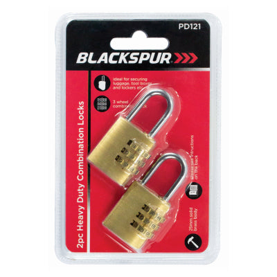 2PC 25mm HEAVY DUTY COMBINATION LOCKS - 8200321