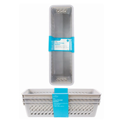 3PC LONG STORAGE BASKETS - 642008