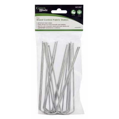 10PC WEED CONTROL FABRIC STAKES - 395193