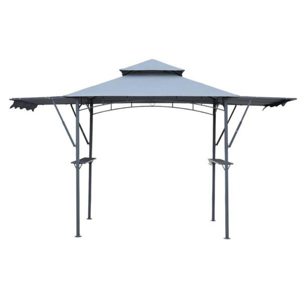 BBQ Gazebo With Double Extra Awning - 390781