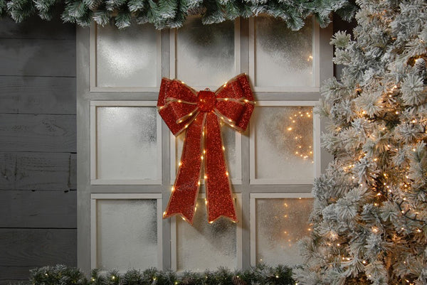 Battery Operated Red Bow - 660827