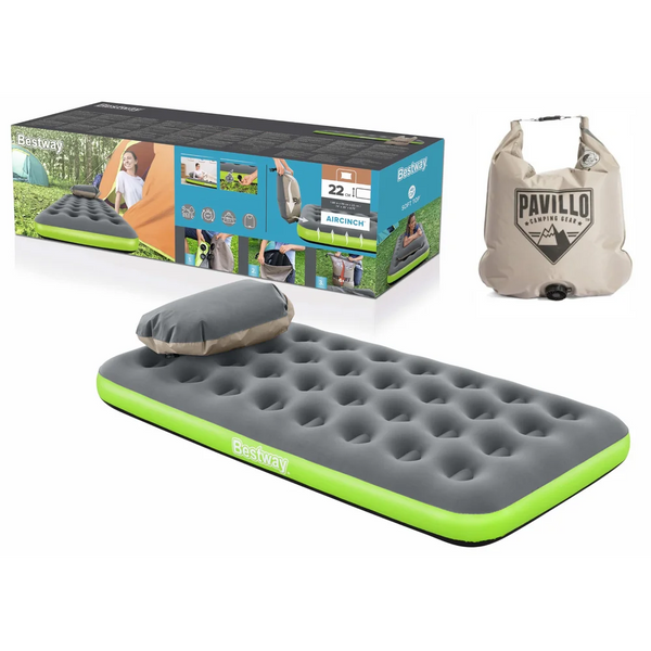 Bestway Pavillo Camping Gear Inflatable Mattress w/Carry Bag - 391428